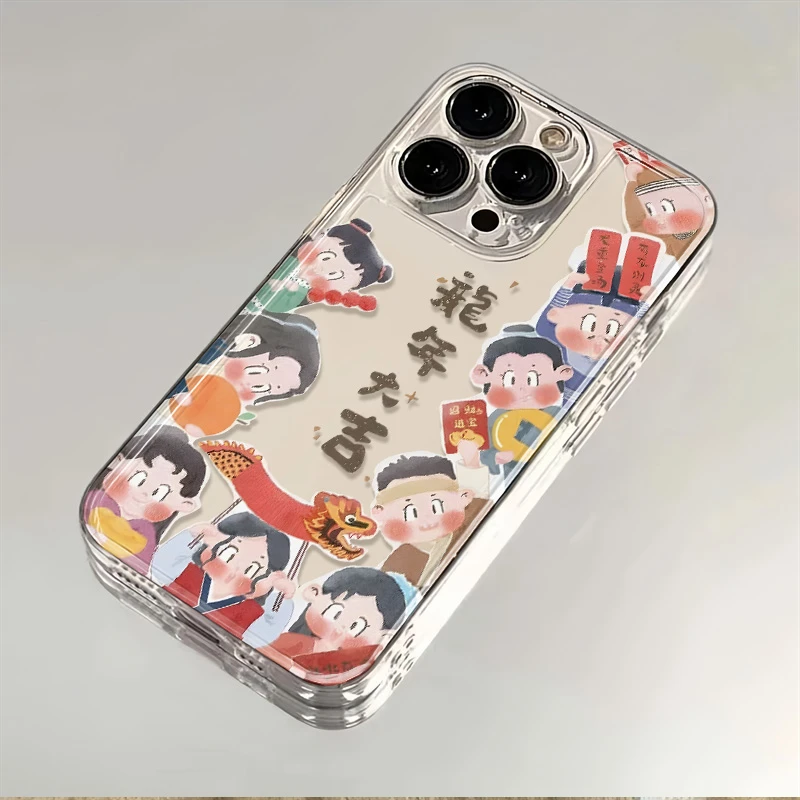 武林外传龙年大吉苹果华为iPhone15/14promax/13手机壳12软太空壳