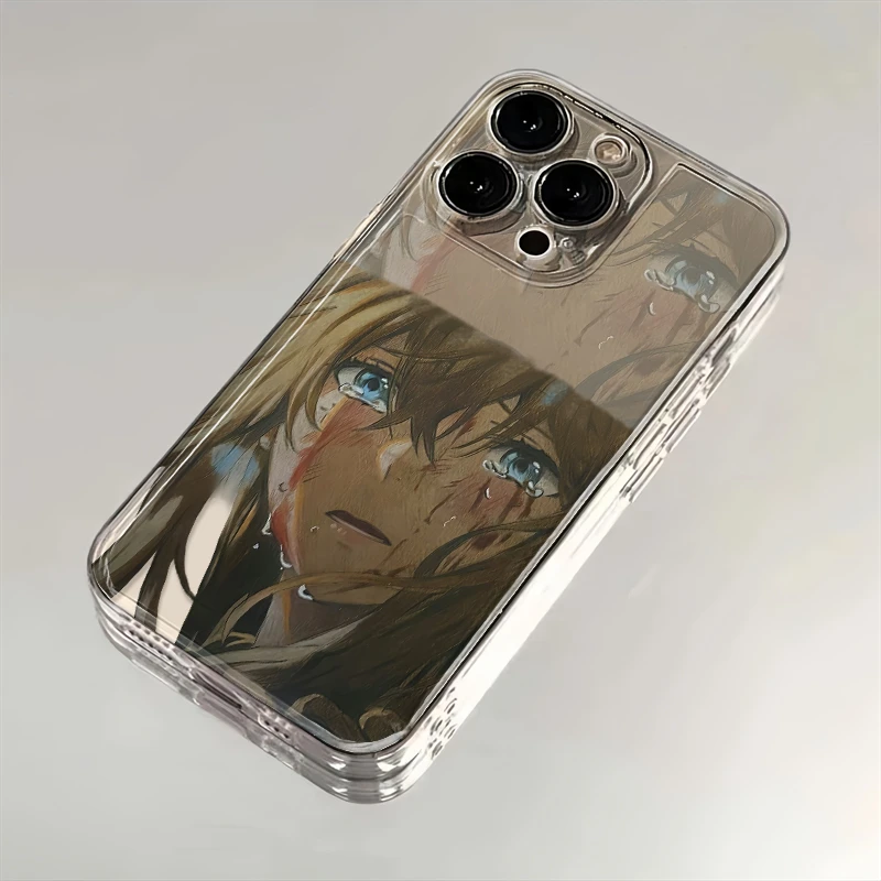 薇尔莉特适用苹果华为iPhone15/14promax/13/12手机壳xs软太空壳