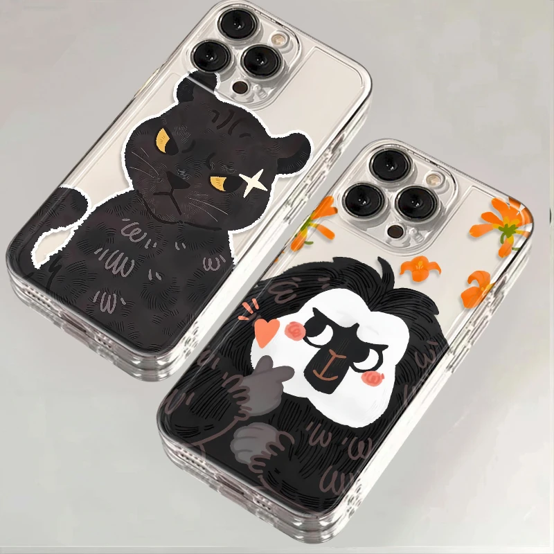 邦邦杜杜适用苹果iPhone15/14promax华为手机壳13软12太空透壳11