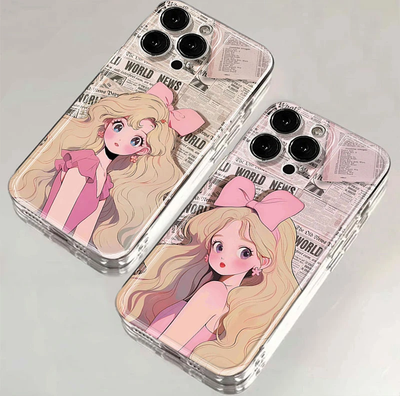花样少女苹果华为iPhone15/14promax手机壳13软壳12太空壳11/xs