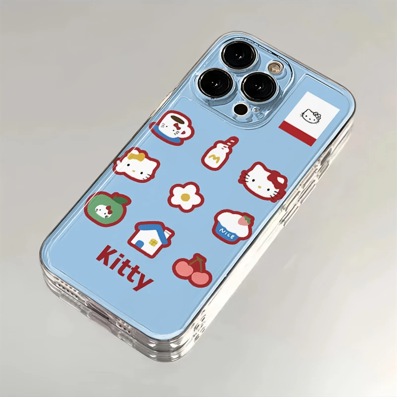 蓝色KT酱适用苹果华为iPhone15/14promax/13/12创意手机壳太空软