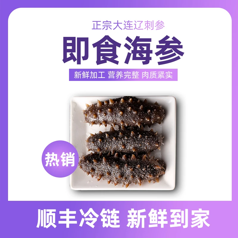 【谢广坤推荐】辽参大连原产地底播即食海参13-16头