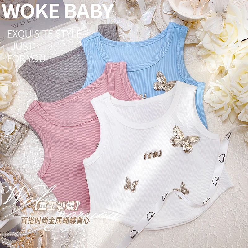 女童夏季2024新款汉服唐装中式中国风上衣V8236