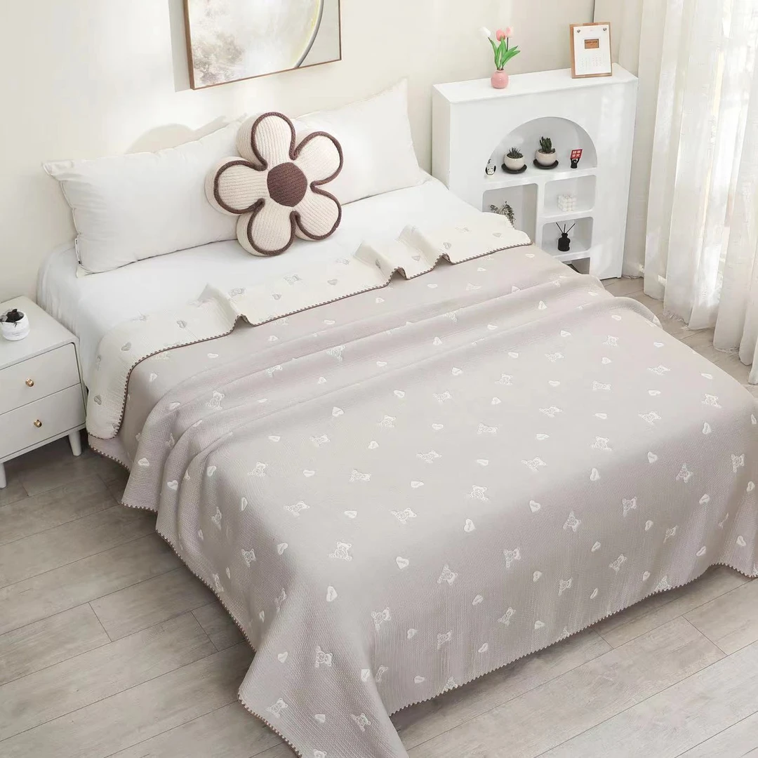 【真爱小熊】200*230CM可铺可盖多层亲肤通用多功能高端床盖