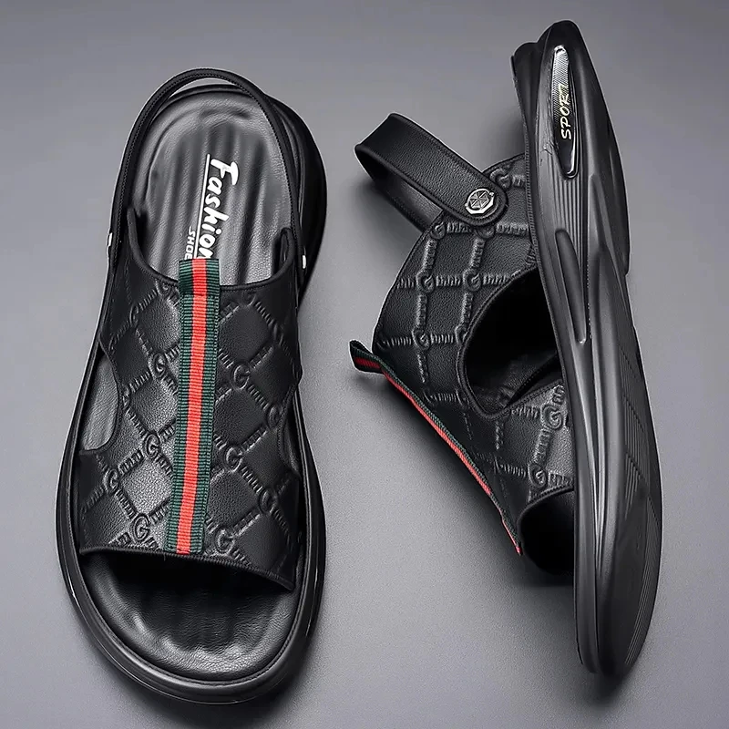 男士新款时尚男鞋子夏季凉鞋透气软底外穿沙滩鞋网红户外百搭潮流