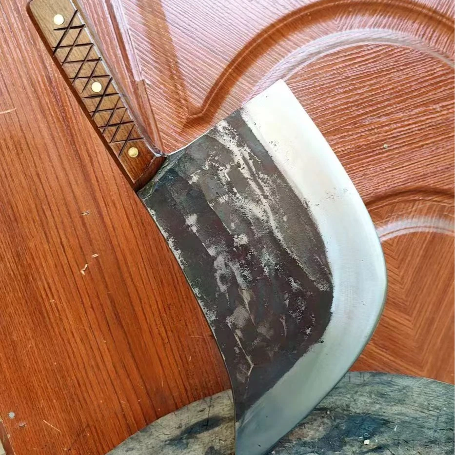 手工锻打一体家用斩切刀