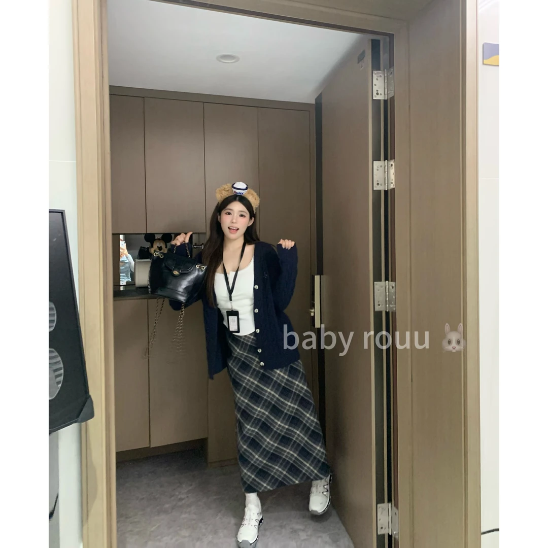 baby rouuJQ麦522007-1【私立校刊-半裙】学宽松雅致伯克利半裙