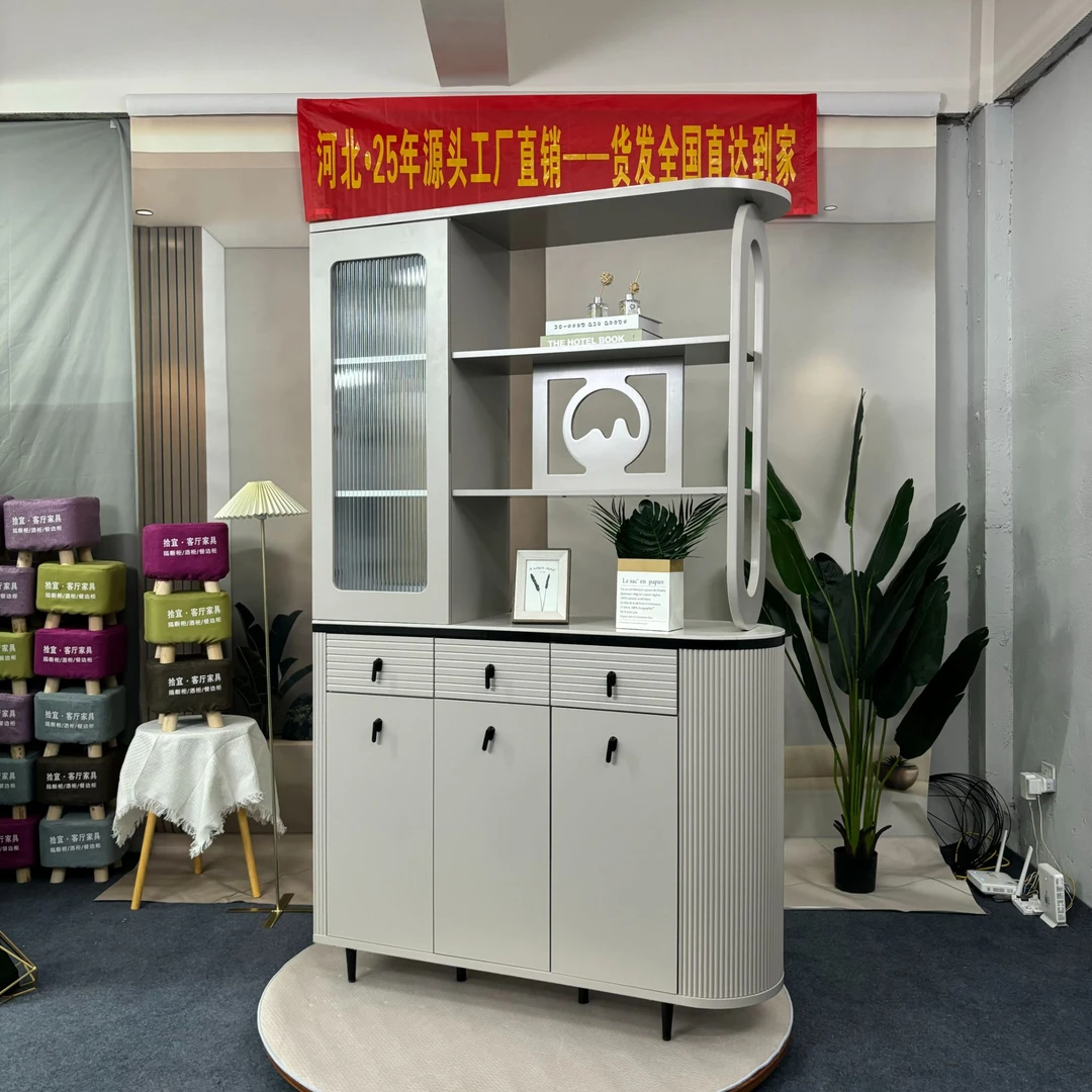 1米2轻奢入户玄关柜客厅门厅柜隔断柜屏风柜一体鞋柜