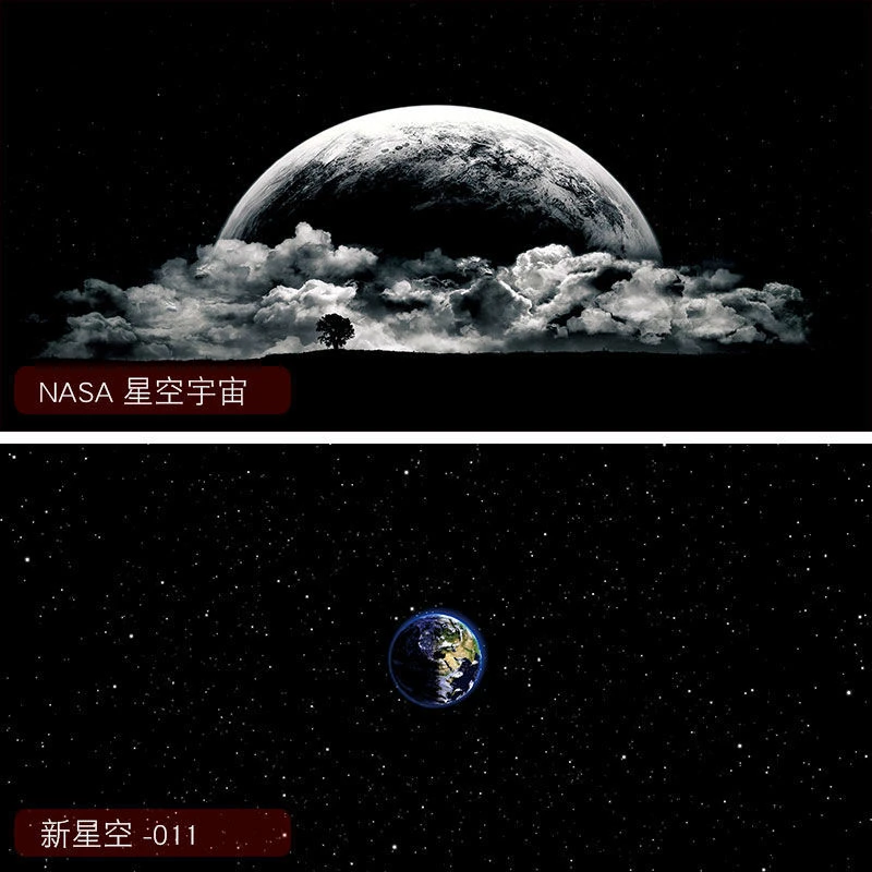 定制鱼缸背景贴纸背景画高清3d立体缸外自粘防水新款单面带胶水