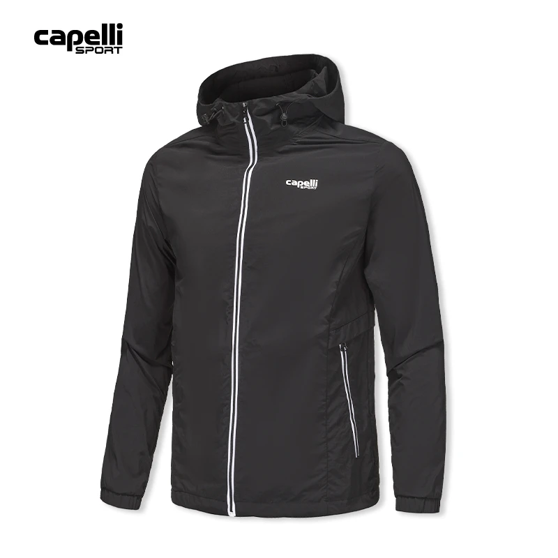 Capelli Sport 春秋季新品连帽夹克男休闲百搭宽松外套透气运动风