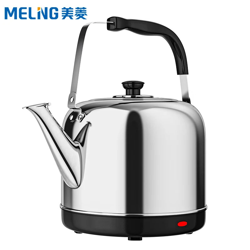 MELNG/美菱热水壶家用电热水壶304不锈钢烧水壶5L大容量水壶保温