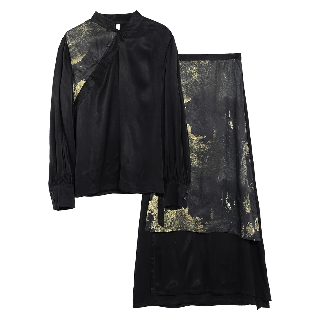 SB3231091891【素白】马乖素白国风铜氨印花套装