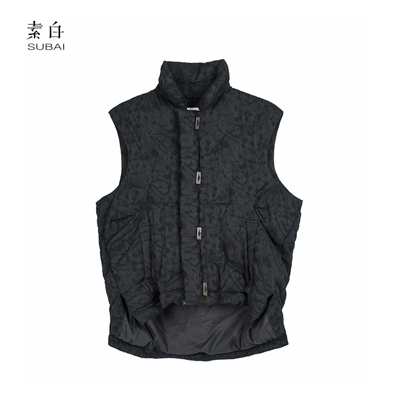 【再回首】时装周走秀设计款休闲保暖鹅绒羽绒马甲SB2410CP00453