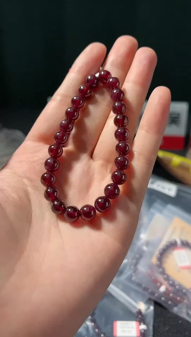 【闪购商品】石榴石手链未镶嵌72多样性发其一/ 7+