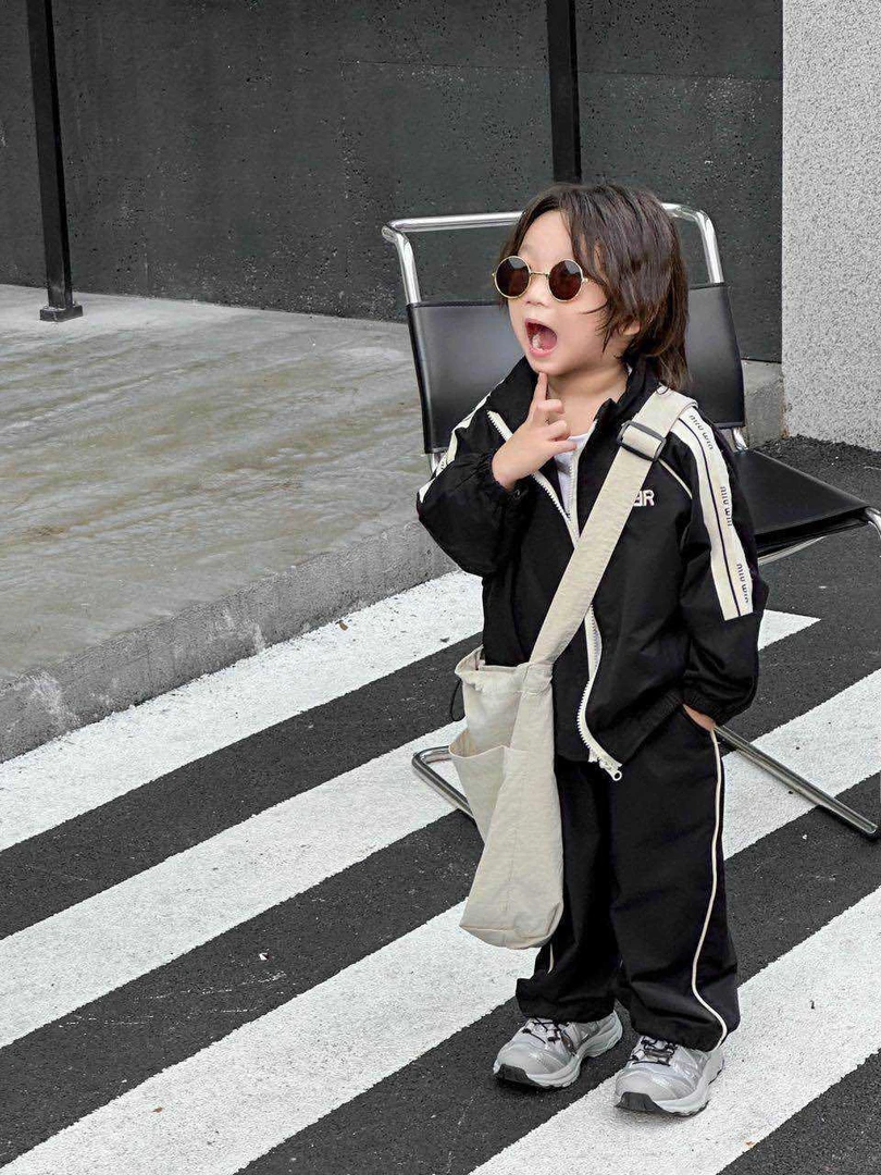 套装春秋季休闲两件套2024新款洋气运动儿童秋装潮