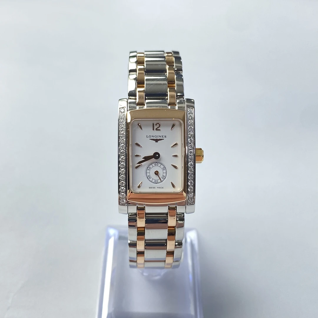 95新 Longines/浪琴 浪琴ZD2679/石英/表径20mm原装优雅18K金