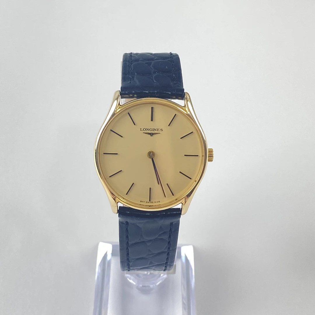 95新 Longines/浪琴 浪琴ZD1837/女士手动机械/表径33mm金色