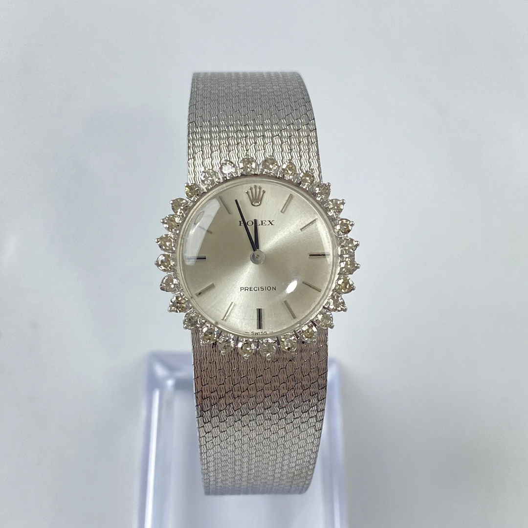 95新 Rolex/劳力士 劳力士ZD1332/手动机械/表径24mm原装珠宝款