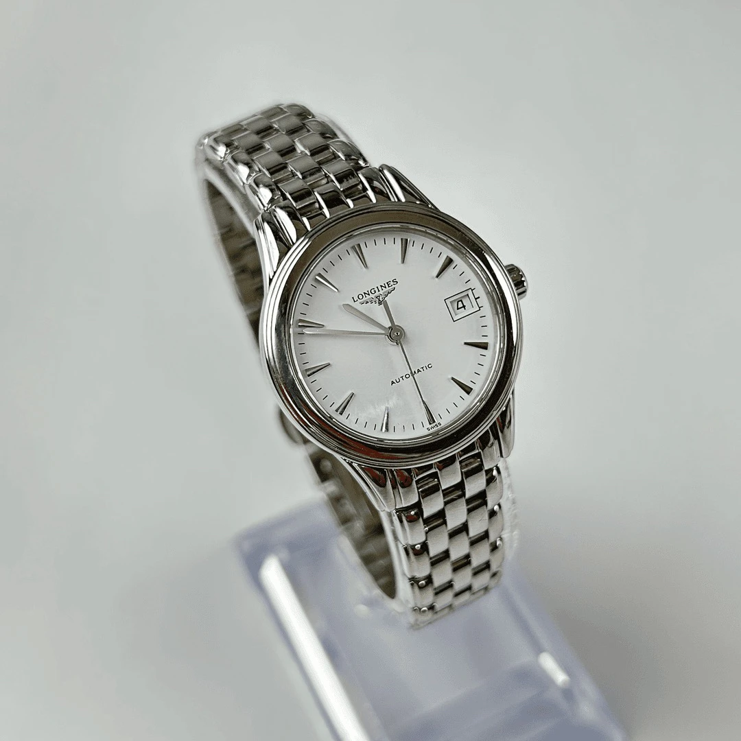 95新 Longines/浪琴 浪琴G0290/女士自动机械/表径26mm