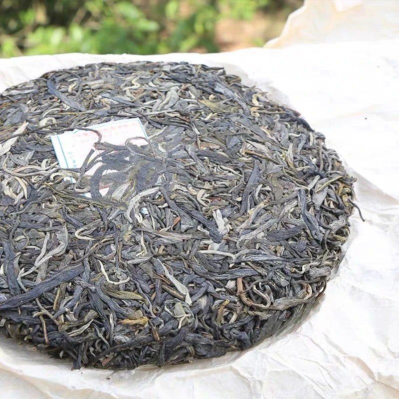 2016年陈升号半坡老寨357g普洱茶生茶茶叶普洱茶饼南糯山纯料基地