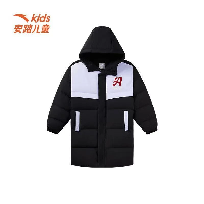 安踏女生冬季防寒保暖羽绒服新款中长款羽绒服362511902-2