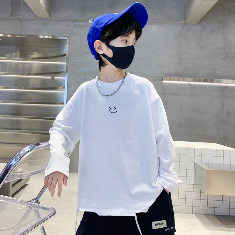 男童春季长袖新款时髦帅气内搭长袖卫衣 SF9145