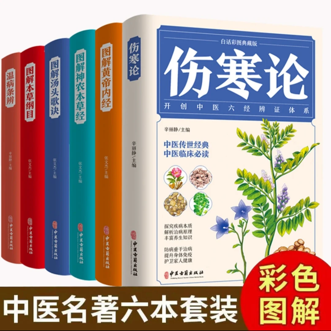 伤寒论张仲景著全图解伤寒杂病论白话文文白对照