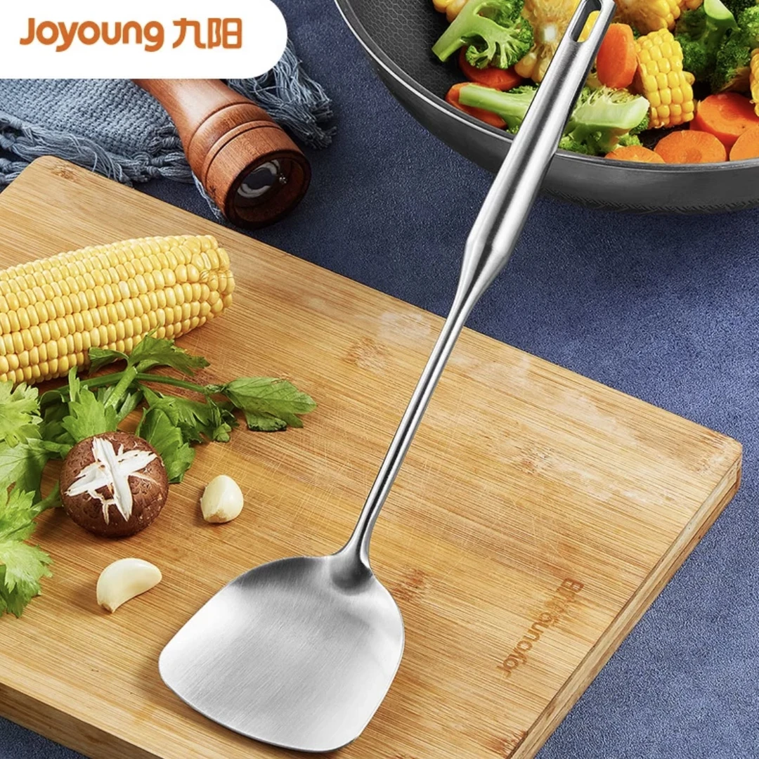 九阳锅铲家用304不锈钢炒菜铲子厨具套装菜铲炒勺全套不粘锅铲子