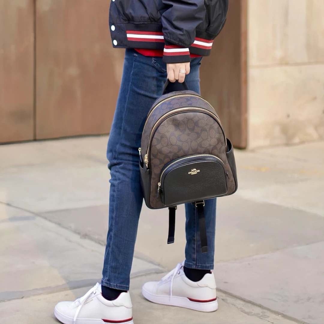 COACH/蔻驰-----Court 28 多色女款中号双肩包背包大容量可放ipad