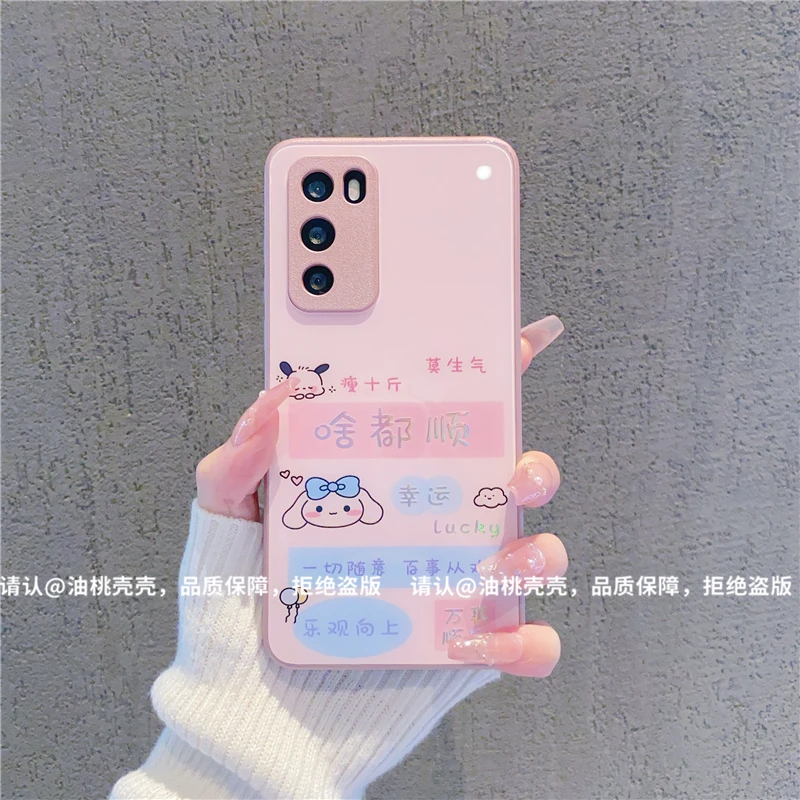 （华为P40系列）金属烫金玻璃壳适用华为P40/40Pro/Pro+/Lite手机壳