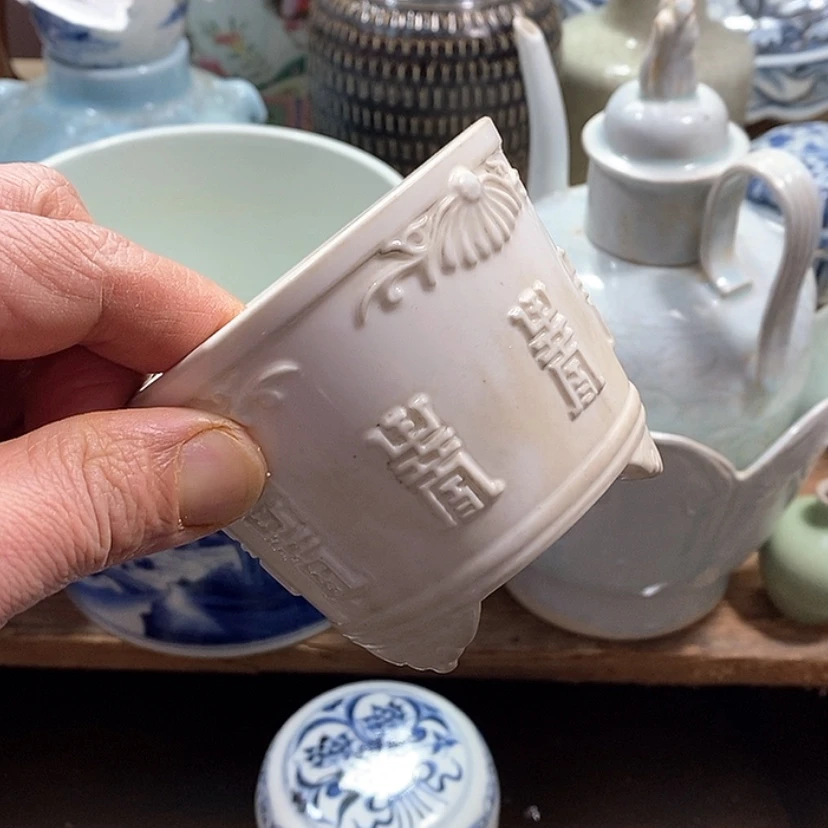 【闪购商品】骨瓷摆件楼***景