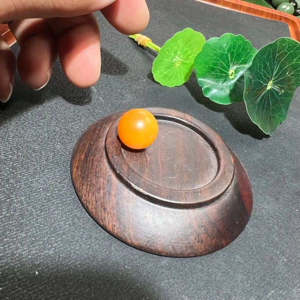 缅黄，满黄，单珠，卡16，完美无暇，橙黄色