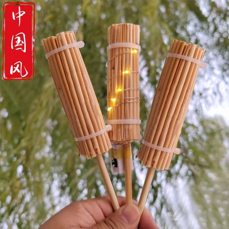 糖葫芦稻草小把子网红迷你小串冰糖葫芦竹签夜市摆摊创意草架子