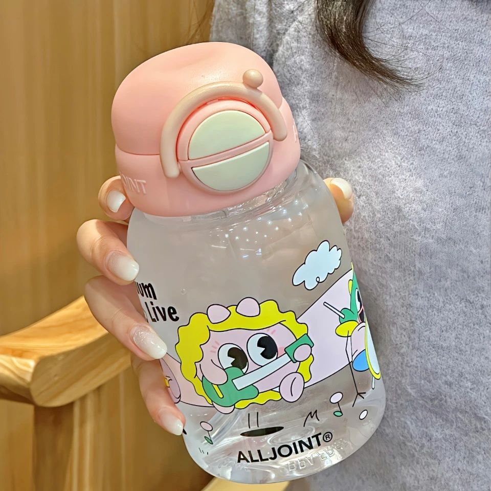 优仅ALLJOINT新款可爱蹦蹦便携夏日双饮杯