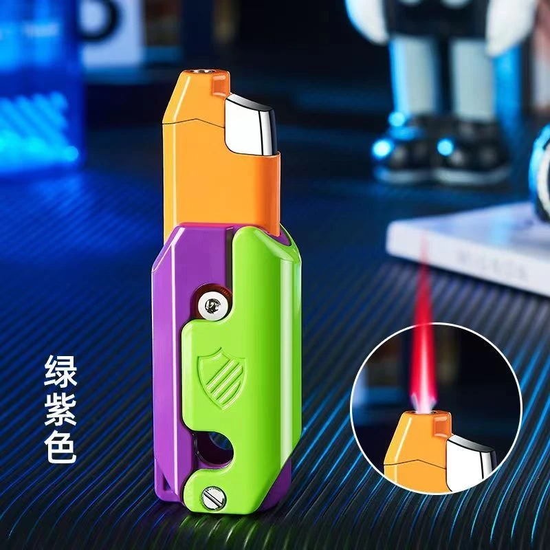便携新款网红创意萝卜刀解压防风打火机个性炫酷点烟器送男友礼物