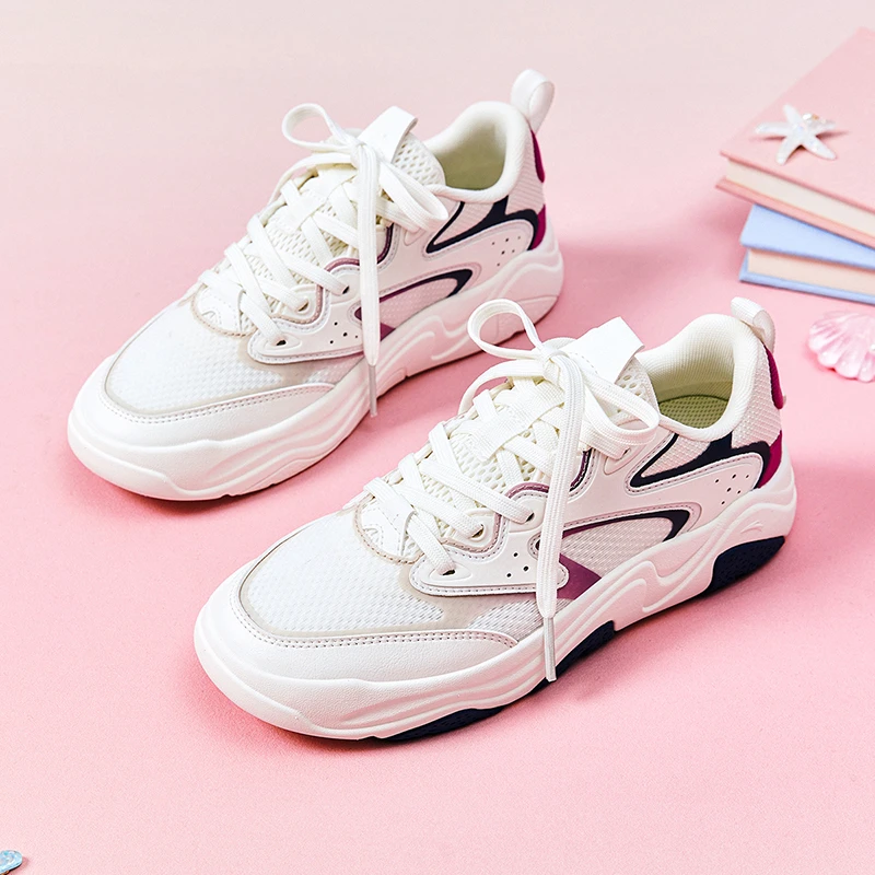 安踏后浪丨男女夏新款情侣百搭增高软底轻便透气休闲鞋112428854