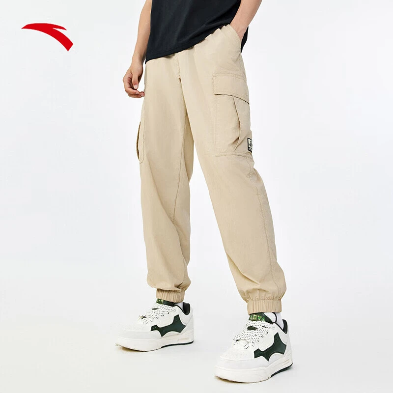 安踏梭织运动长裤|男夏季新款复古潮流宽松工装裤子152438517