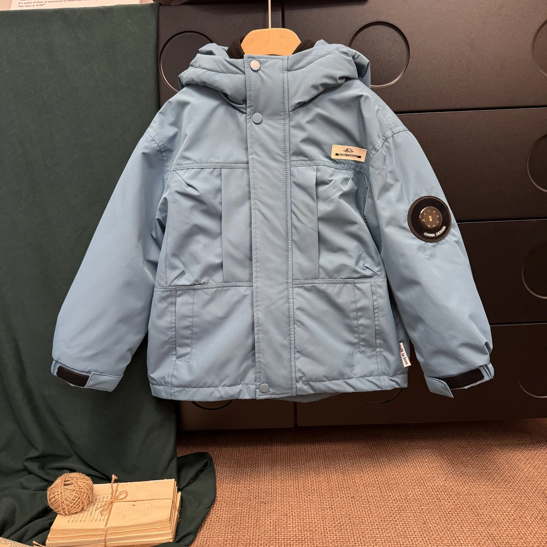 ZERYUE2024男大童冬装三合一外套加棉加厚男童棉服休闲冬季1276