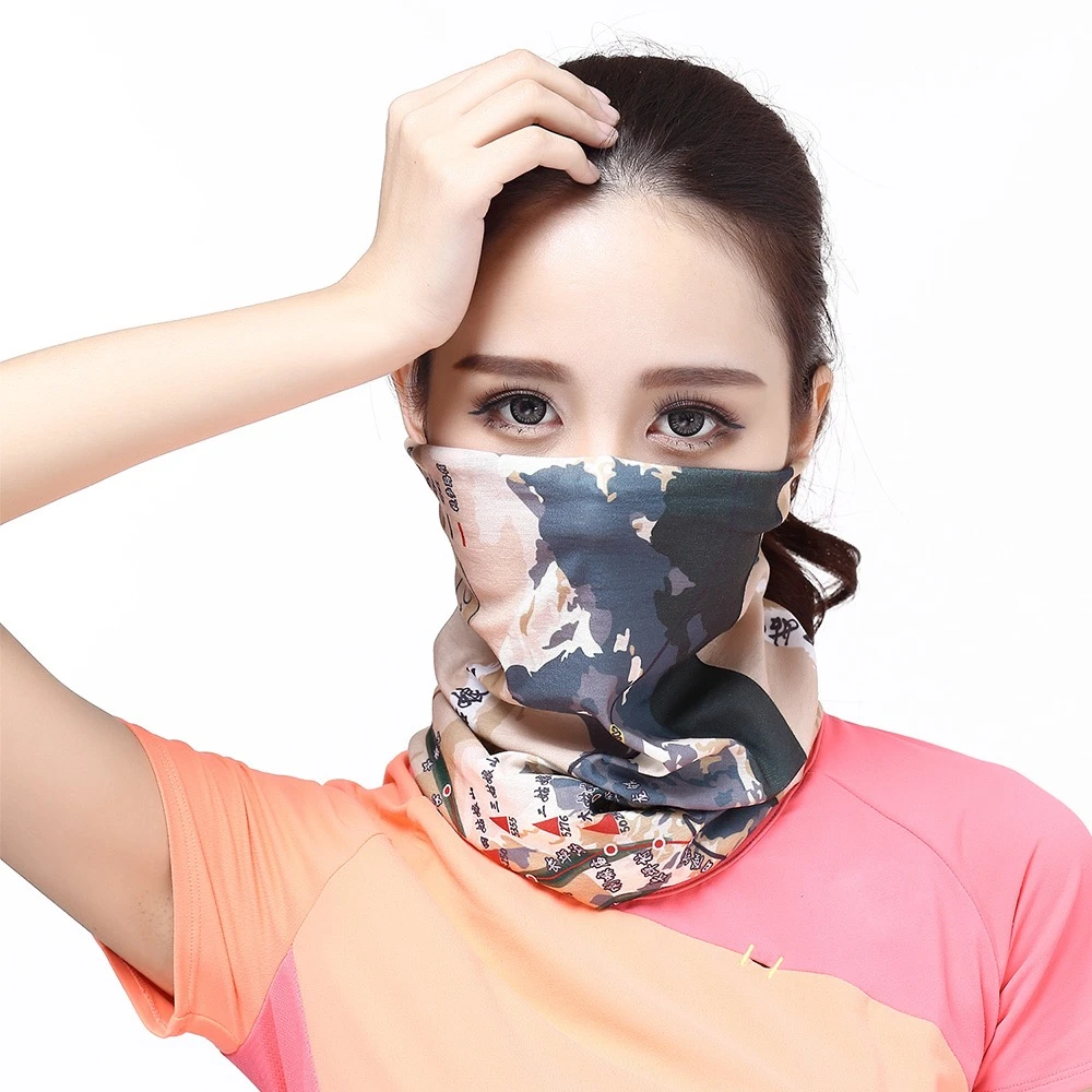 1335#野彩面巾骑行防尘围脖头巾夏季