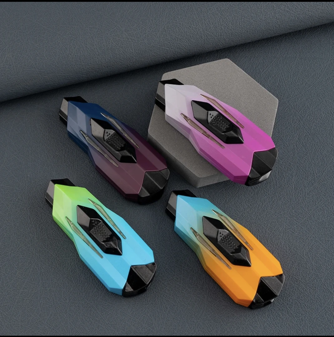 飞机式直冲点火器双色焰效速燃防风炫酷灯效个性潮流