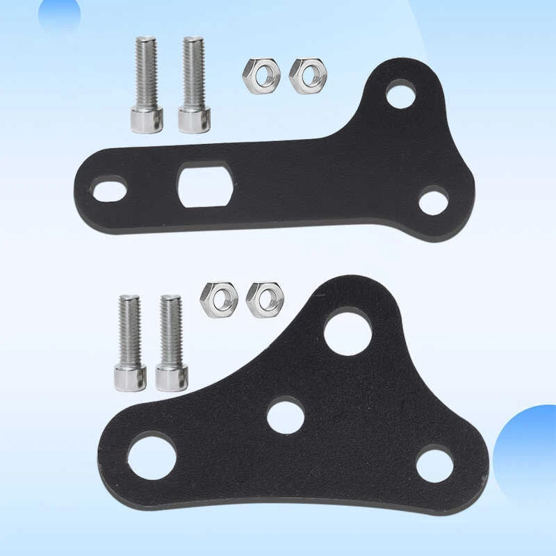 适用九号电动车改装接口N系E系配件铝合金属挡泥板直上支架转接码