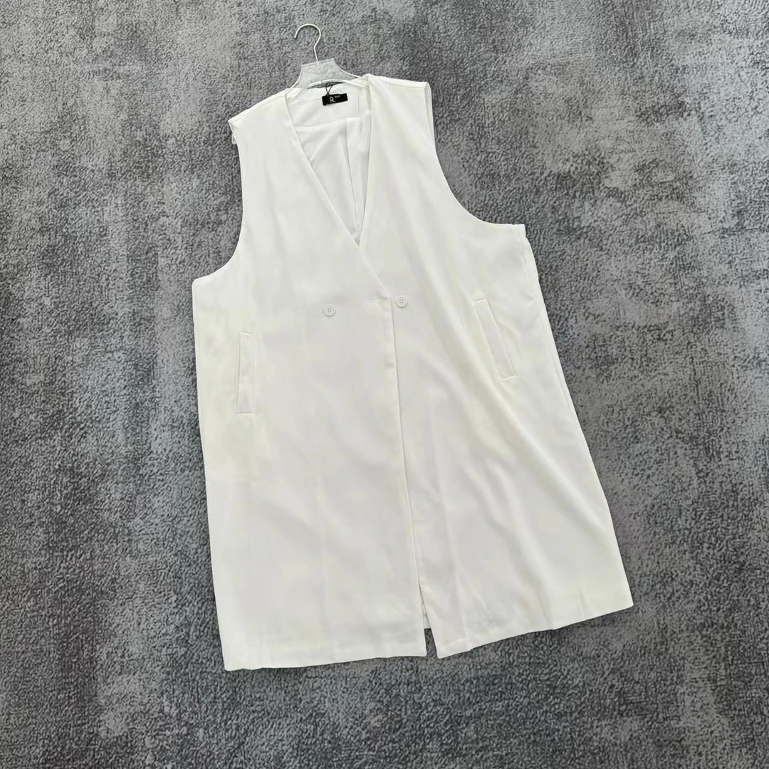 【雪儿推荐】88093潮牌设计师西式纯色马甲