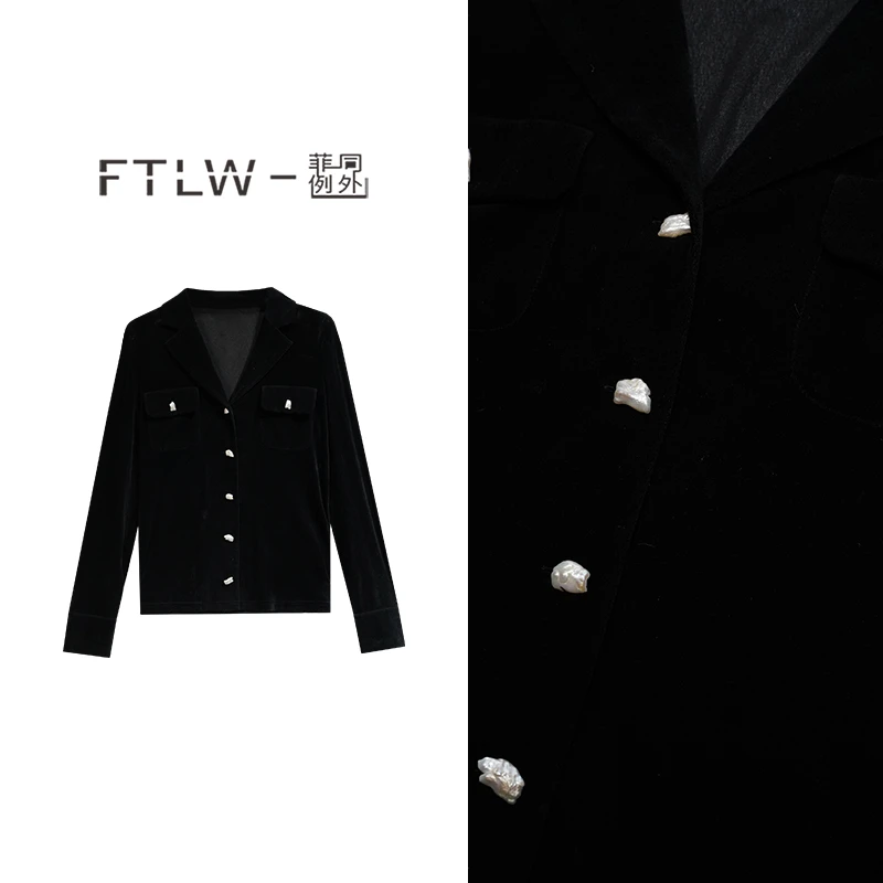 板熙FTLW-【米兰时报】轻奢高级感气质时尚优雅女装上衣衬衫-3062