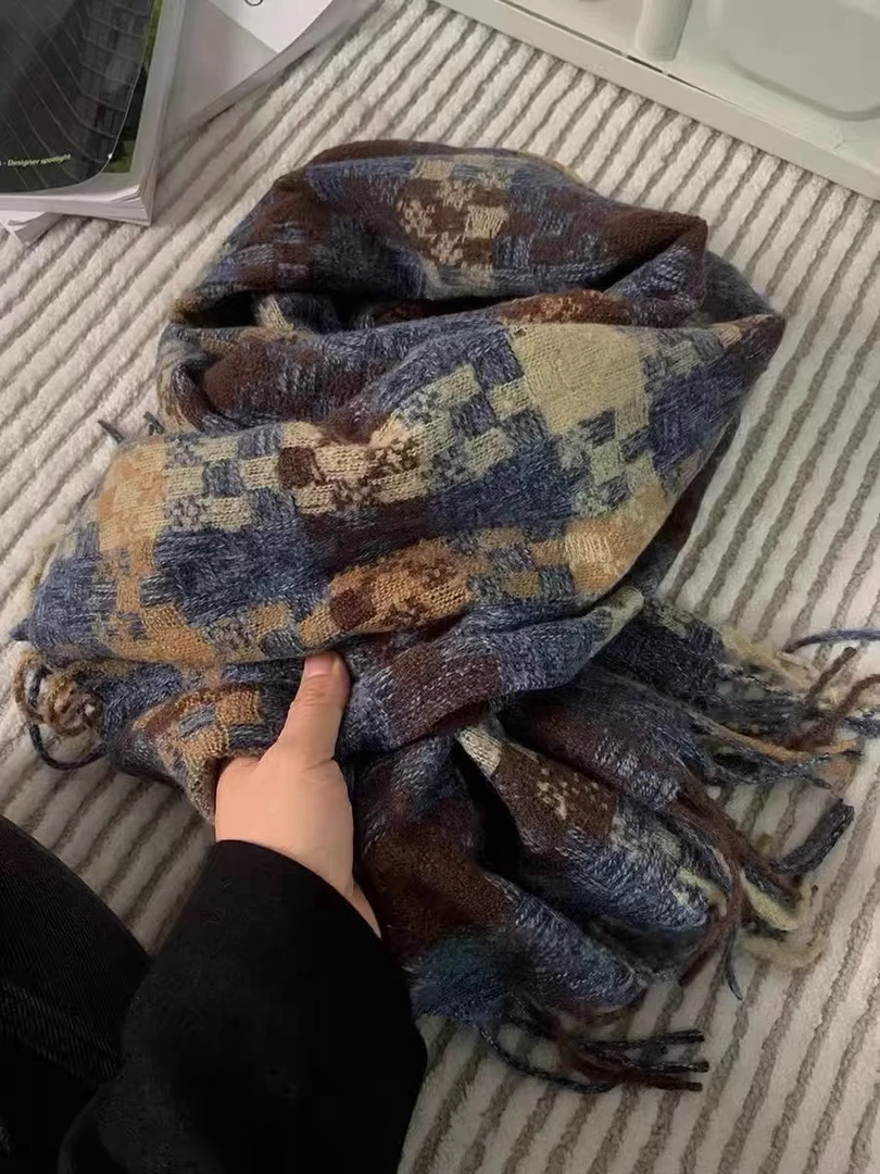 正版高品质女秋冬情侣百搭气质护颈保暖围巾