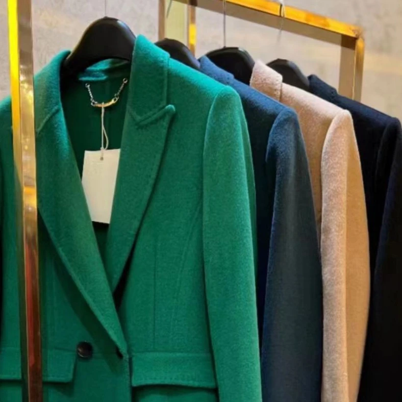 EDFNOT/杨红霞汝意BNMT8004-50正肩西装领大衣