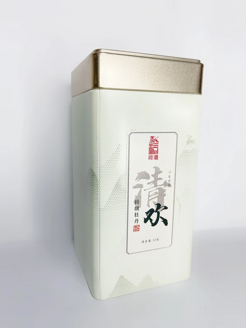 「问椿茶库」2023年清欢头春白牡丹50g罐装#福建核心产区高山白茶
