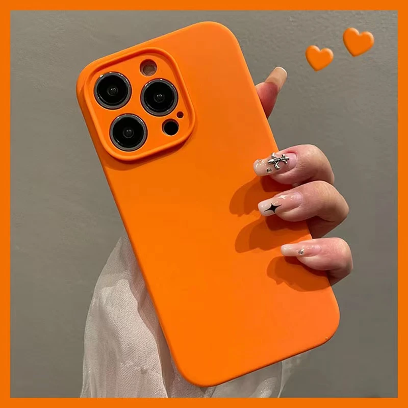 纯色液态硅胶适用苹果15promax手机壳iPhone16promax新款14防摔13
