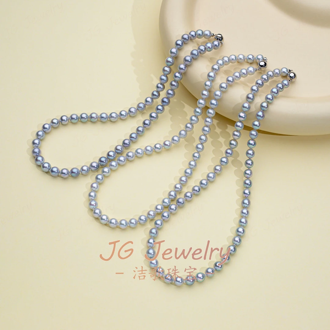 【真多麻项链7-8mm搭配神器】 海水珍珠项链S925银 多样性发一 X817