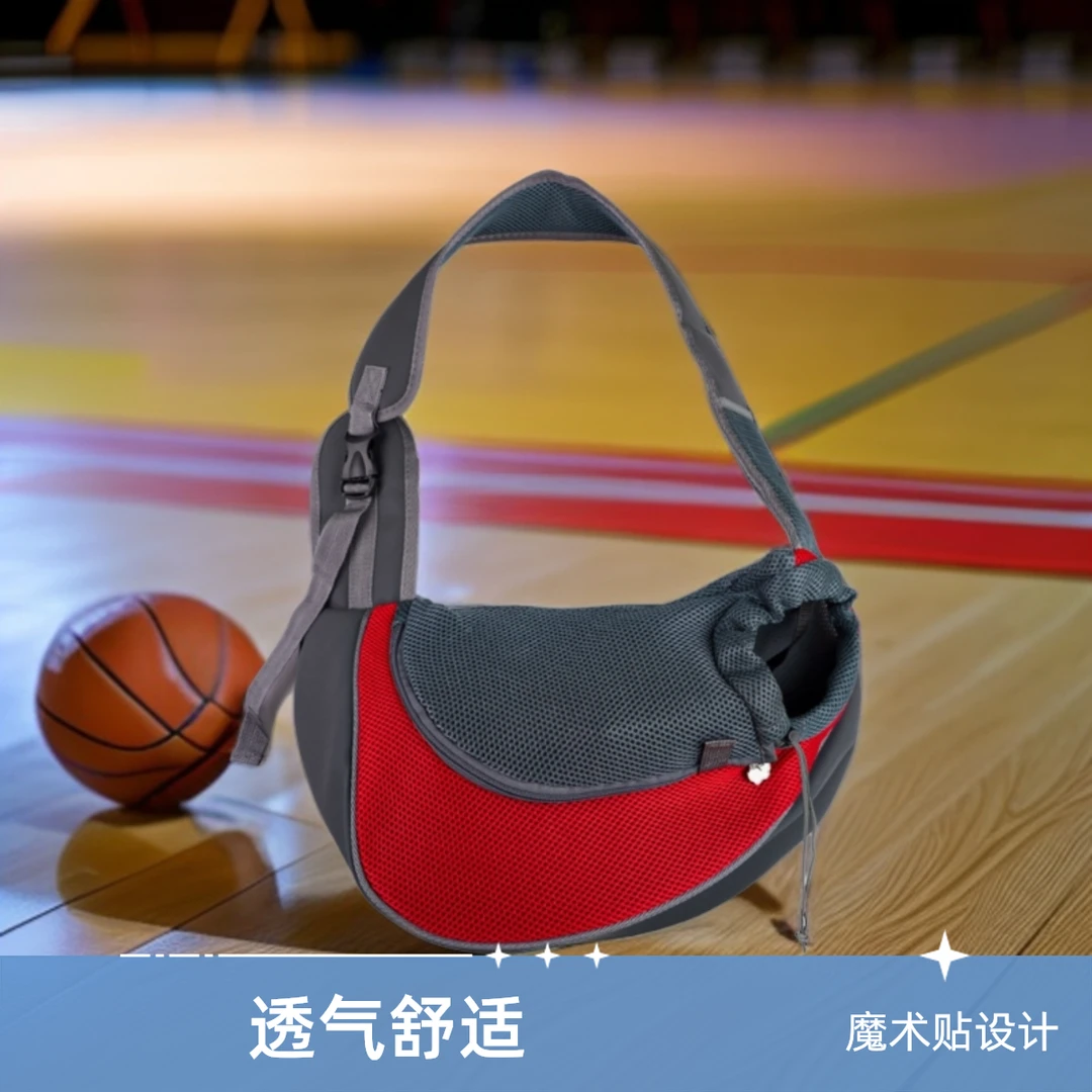 宠物背包透气宠物背包宠物胸前包宠物外出便携网布包猫狗双肩包