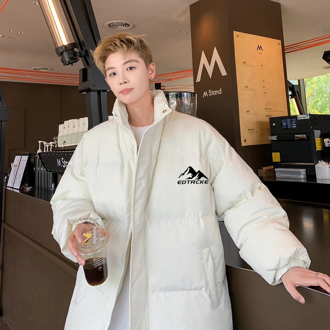 WSYYQIUYI棉服男冬季外套宽松潮流加厚保暖棉衣情侣休闲百搭棉袄